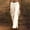 White, variant on MORTTIC Women's Fashion Western Solid Color Flare Leg Pants with Side Fringe Detail Slim Fit Pants for Vacation Black,S