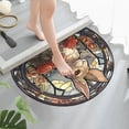 thumbnail image 3 of Half Round Door Flower Bunny Flower Egg Mat Half Moon Rug Washable Durable Semi Circle Carpet Floor mats for Indoor Outdoor Bathroom Kitchen Patio Hearth Rug Laundry Room Home Decoration, 3 of 5