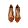 thumbnail image 2 of Ninety Union Viper Lucite Wedge Heel Pump, Camel, 11, 2 of 5