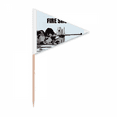 thumbnail image 1 of Cure-Dents de Sport Triangle Toppers de Cupcake Drapeau, 1 of 3