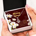 thumbnail image 4 of Pendentif Ancre Main en Acier Inoxydable Cadeau Fête des Mères Anniversaire, 4 of 7