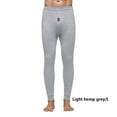 thumbnail image 2 of Minnieouse Ropa interior térmica para hombre, pantalones de Color sólido, cómodos, Otoño Invierno, mallas largas, ropa interior escolar, parte inferior Ropa interior Gris claro L Minnieouse AP013661-05, 2 of 6