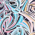 thumbnail image 3 of TRINA TRINA TURK Womens Pink Ruffled Printed Sleeveless V Neck Short Fit + Flare Dress 8, 3 of 3