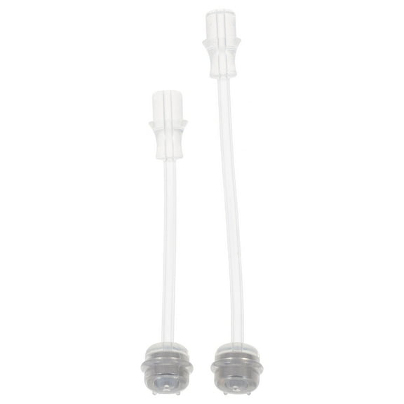 2 Pcs Baby Bottle Silicone Straws Transparent Baby Feeding Accessories Replacement Parts