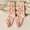 Pink_2, variant on Blczomt Socks Women Crew Fluffy Slipper Sock Fuzzy Solid Pink Strawberry Print Socks Women