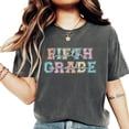 thumbnail image 2 of Fifth Grade Shirt for Teacher 5th Grade Oversized Tee with Bold Pastel Font for Teachers Aide Pepper Shirt Adult X-Large, 2 of 5