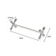 thumbnail image 1 of Estante de metal para palillos, cuchillo, tenedor, cuchara, almohada para palillos, japonés, coreano, creativo, flor de ciruelo, estante para palillos multiusos, adornos para bolígrafos, 1 of 6