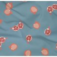 thumbnail image 4 of oneOone Organic Cotton Poplin Twill Fabric Pomegranate Fruit Decor Fabric Printed BTY 42 Inch Wide, 4 of 4