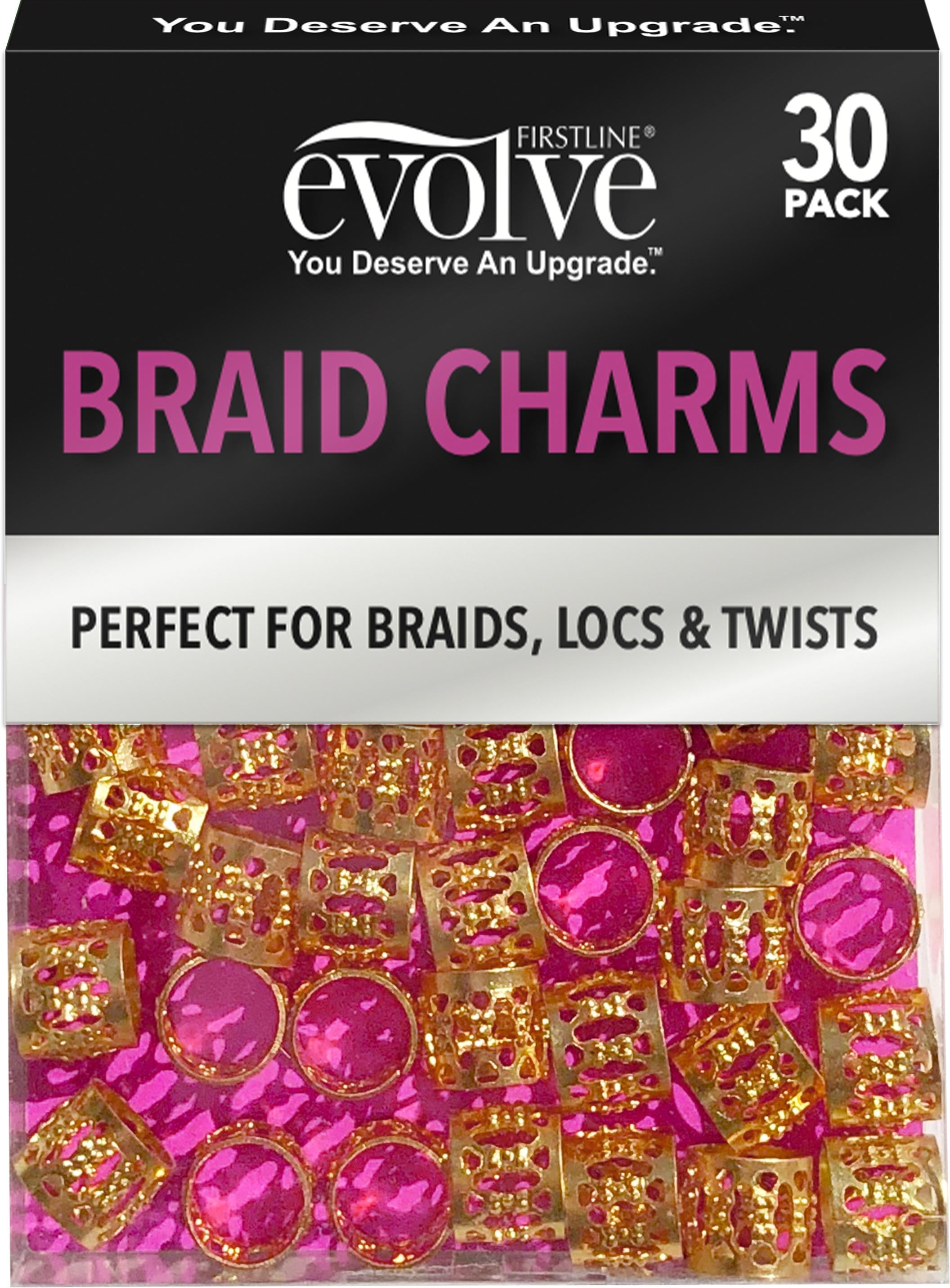 Evolve Gold Braid Charms, 30 Count