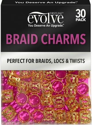 Trianu Hair Jewelry for Braids, 6Pcs Natural Colored Crystal Stone Hair  Braid Accessories Metal Hair Charms Gold Dreadlock Hair Spirals Cuffs Rings