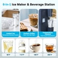 thumbnail image 2 of Etust 6-in-1 Water Dispenser with Ice Maker, K-Cup Compatible Coffee Brewer, Hot/Cold/Warm Water, Compact Countertop Appliance for Home & Office, 2 of 8