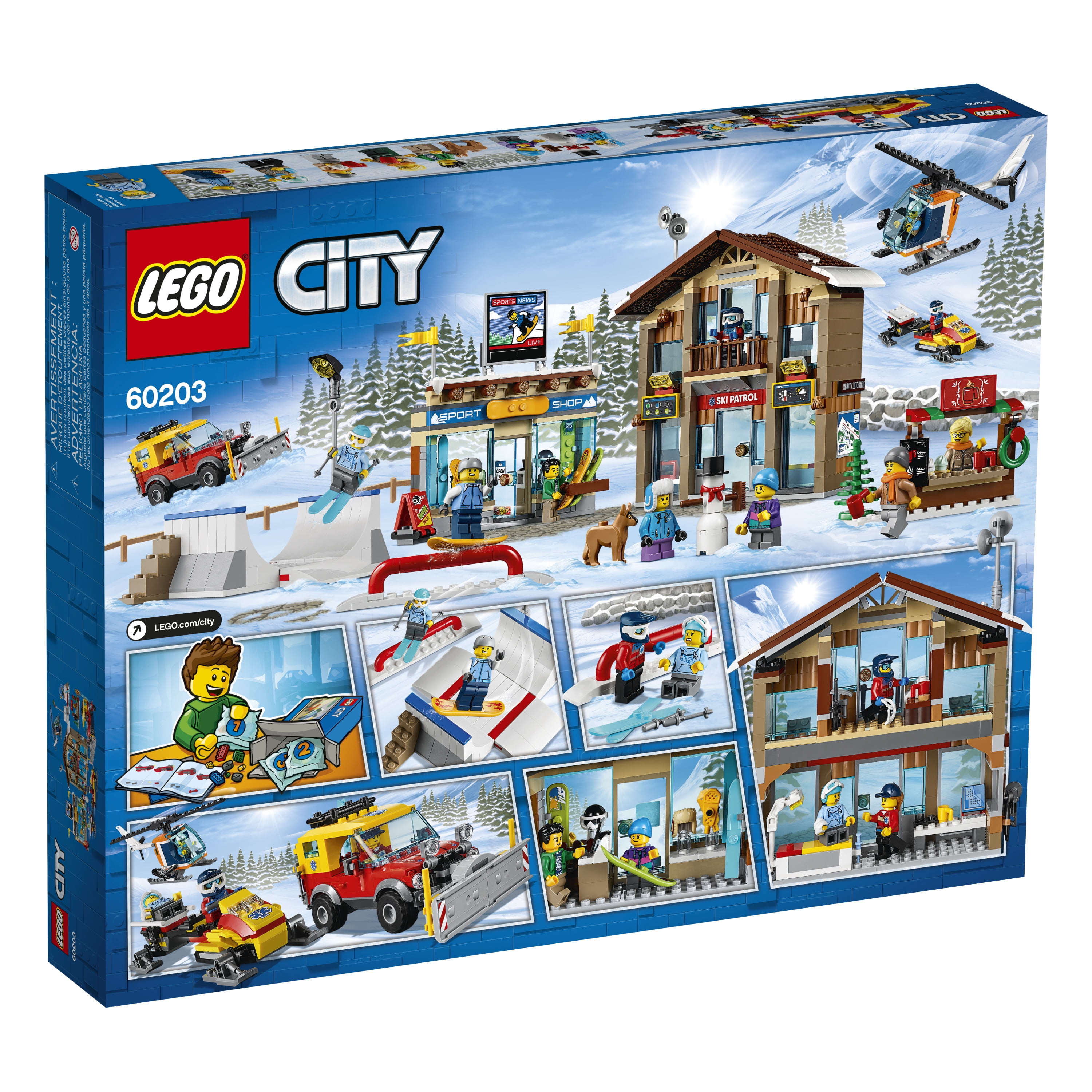 LEGO Rescue Helicopter /& Pilot Minifigure From Lego City 60203 NEW No Box