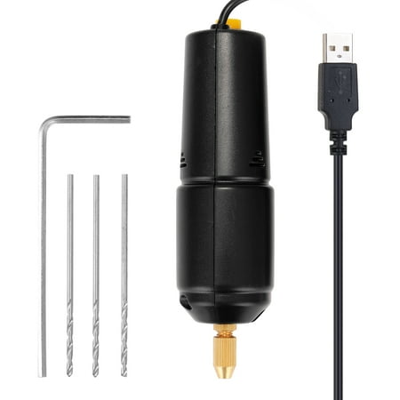 

Walmeck Z-U36 Mini Handheld Electric Drill USB Puncher 5V Power Small Grinding Tool for Jewelry Pearl Resin DIY