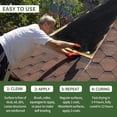 thumbnail image 5 of 4 Gallan Liquid Rubber Waterproof Sealant Black,  Roof Sealant Waterproof  DIY Leak Repair Coating for Flat, Metal & Low Slope Roofs, Foundations, Gutters & More – Flexible Protective Membrane, 5 of 10