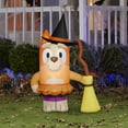 thumbnail image 2 of Gemmy Halloween Inflatable Bingo in Witch Costume (Bluey), 3.5 ft Tall, Multi, 2 of 4
