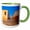 Green/White, variant on 3drose, Mexico, Guanajuato, San Miguel De Allende, Dawn - Sa13 Rti0194 - Rob Tilley, 11oz Mug