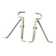 thumbnail image 5 of Juego de 2 soportes para barra de cortina de hierro, accesorios de montaje en pared ajustables para varilla de 15 mm, 5 of 9