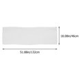 thumbnail image 2 of ORDDIART 1Pc Home Window Curtain White Short Drape Decorative Polyester Fabric for Elegant Room Ambiance, 2 of 7