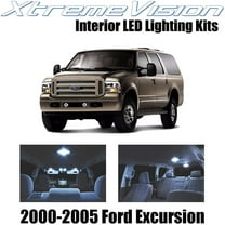 XtremeVision Interior LED for Ford Excursion 2000-2005 12 pcs Cool White Interior LED Kit Installation Tool