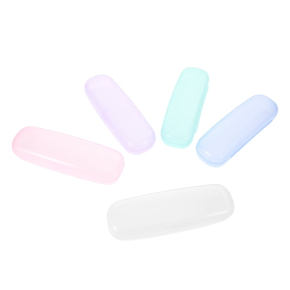 OFFIGAM Hard Plastic Eyewear Case - Assorted Colors, Hygienic, and Travel-Friendly