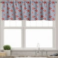 thumbnail image 3 of Ambesonne Starfish Valance & Curtain, Maritime Themed Pattern, 55"x24", Navy White Red, 3 of 6
