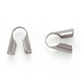 thumbnail image 2 of Tarnish Resistant Stainless Steel Bead Tips Stainless Steel Color 9.5x5mm, 2 of 3