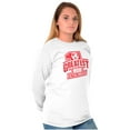 thumbnail image 4 of Number 1 Greatest Mom in the World Women's Long Sleeve T Shirt Brisco Brands L, 4 of 6