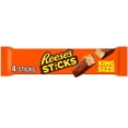 thumbnail image 4 of REESES STICKS Milk Chocolate Peanut Butter Wafer King Size Candy Pack 3 oz - 5 Pack, 4 of 5