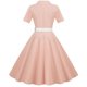thumbnail image 4 of Moda verano mujer patchwork manga corta casual noche fiesta vestido de fiesta Fridja  bnh689, 4 of 9