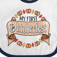thumbnail image 4 of Inktastic My First Oktoberfest Boys or Girls Baby Bib, 4 of 4