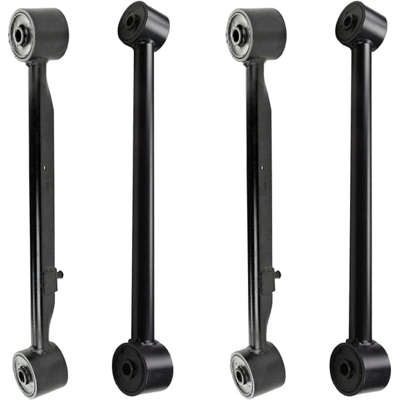 Detroit Axle - Rear Upper Lower Control Arms Replacement for 2002-2009 Chevrolet Trailblazer GMC Envoy XL Buick Rainier