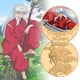 thumbnail image 3 of Yixi Anime Japonés Inuyasha Mercancía Hecha A Mano Monedas Conmemorativas Regalo De Billetes Conmemorativos Niños Amigos Novias Colección Recuerdos En El St, 3 of 4