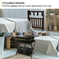 thumbnail image 4 of Hofitlead Wooden Luggage Rack, Folding Luggage Rack Suitcase Stand with Storage Shelf for Home Guest Room Bedroom Hotel,(Set of 2,Brown), 4 of 8