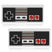 Wireless Controller for Nes Classic Edition Mini 2 Pack, Compatible with Windows/Mac OS/NES/Linux with USB and RF Adapter for NES Classic Mini Gaming System Console