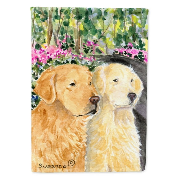 Caroline's Treasures SS8974-FLAG-PARENT Golden Retriever Flag, , multicolor