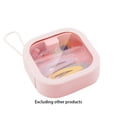 thumbnail image 3 of Inteprter Mini caja de almacenamiento para pinzas para el cabello, fácil y cómodo acceso, ABS, compacta y delicada, multifuncional Almacenamiento y organización del hogar Rosa, 3 of 6