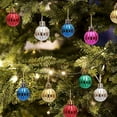 thumbnail image 4 of CuiLiyq 12 PCS Christmas Ball Ornaments, Bright Christmas Ornaments Shatterproof Glitter Colorful Xmas Baubles, Christmas Ornaments for Tree Home, 4 of 5