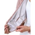 thumbnail image 5 of Chal de Piel Sintética Allegra K Estilo 20s Nupcial Invierno Rosa XS, 5 of 5
