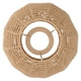 thumbnail image 5 of Rattan Lamp Shade for Pendant, Floor, Chandelier Lamps - Khaki Basket Style Light Fixture for Bedroom, Living Room, Dining, Hallway, 5 of 6