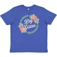 thumbnail image 3 of Inktastic Big Sister with Flower Circle Youth T-Shirt, 3 of 5