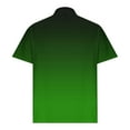 thumbnail image 3 of Felirenzacia Men’s Plus Size Breathable Performance Golf Polo, Short Sleeve Soft Knit Active Gradient Shirt, Green,4XL, 3 of 6