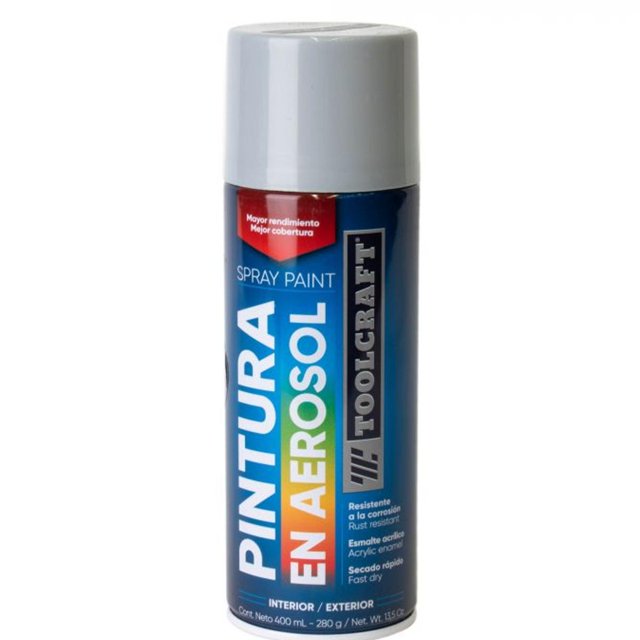 Pintura Metálica En Aerosol Gris Plata Toolcraft TC1645 Toolcraft TC1645