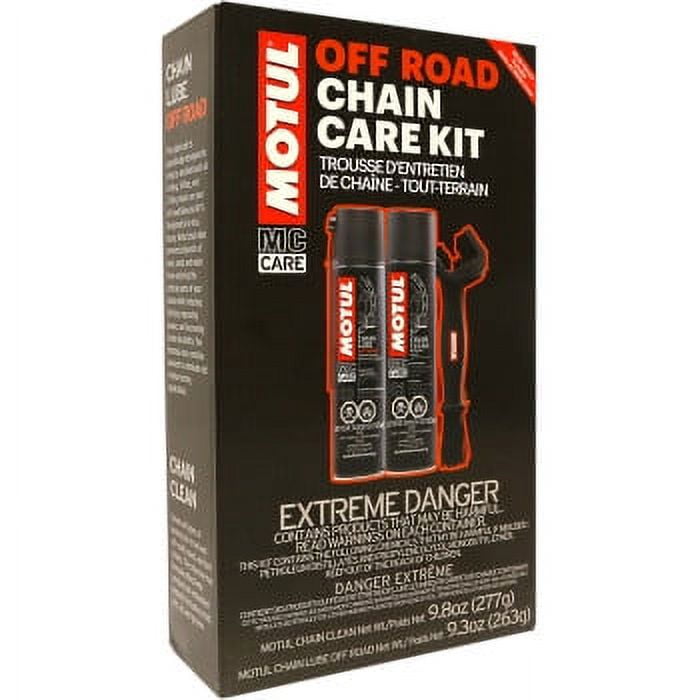Motul 109788 Offroad Chain Care Kit Black Chain Lube Motorcycle Accessory