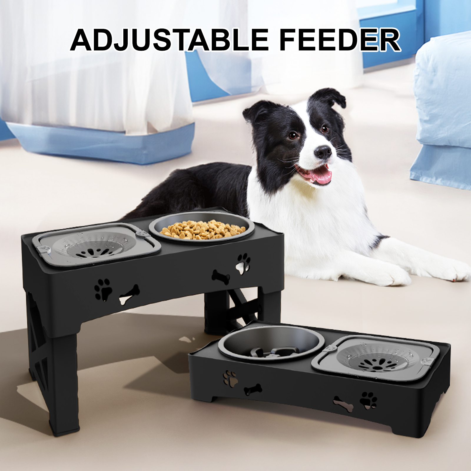 Cornmi Adjustable Height Slow Feeding Bowl photo 5