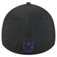 thumbnail image 4 of Men's New Era  Black Baltimore Ravens Stripes 39THIRTY Flex Hat, 4 of 5
