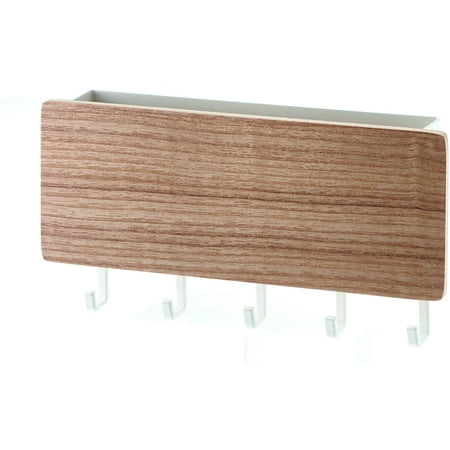 

Key hooks beige one size，Key rack organizer with 5 hooks for keys