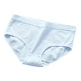 thumbnail image 3 of Zpanxa Panties for Women, Women's All Cotton Underwear Combed Cotton Mid Rise Panties Stretch Breathable Comfortable No Ride Up Briefs, 3 of 5