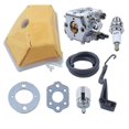 thumbnail image 1 of Applicable to Carburetor Choke Rod Air Filter Kit For Husqvarna 51 55 55 Rancher Wt-170-1 Carb, 1 of 4