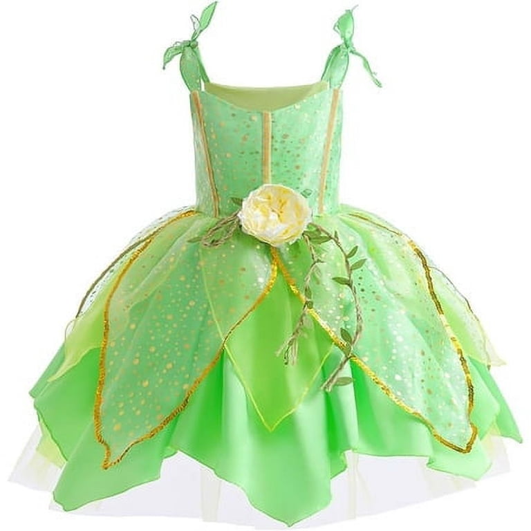 green emerald velvet dress Dreamy Sky Fairy Dress for Girls main image 1