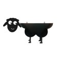 thumbnail image 1 of Toilet Roll Holder Metal Paper Holder Sheep Shape Paper Storage (Black), 1 of 5